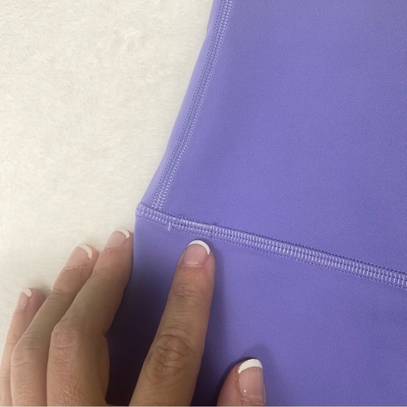 Lululemon Align High-Rise Crop 23" Dark Lavender Purple Size 12 - Picture 8 of 11